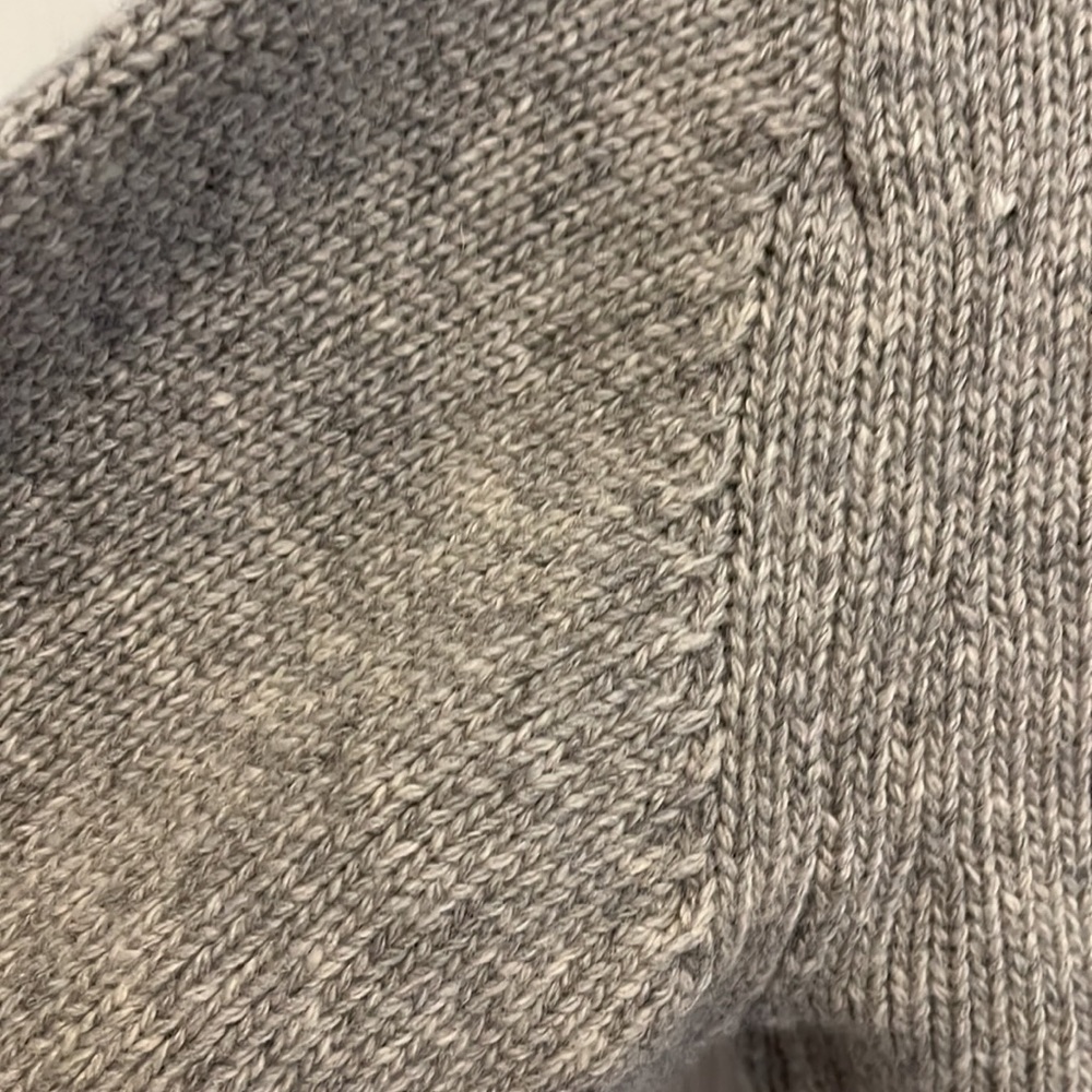 NWT Theory Wool & Cashmere Blend Cardigan Sweater Gray (Oatmeal) Soft & Warm P 0 - Picture 8 of 16